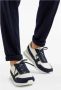 Brunello Cucinelli Donkerblauwe Panel Sneakers - Thumbnail 2