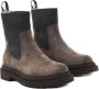 Brunello Cucinelli Elastische Zwarte Laarzen Rubberen Zool - Thumbnail 2