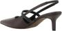 BRUNELLO CUCINELLI Elegante leren slingback pumps met juweelapplicatie Brown Dames - Thumbnail 2