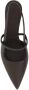 BRUNELLO CUCINELLI Elegante leren slingback pumps met juweelapplicatie Brown Dames - Thumbnail 3