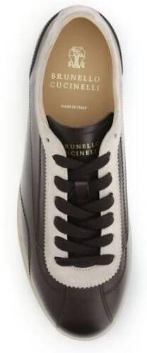 Brunello Cucinelli Elegante leren sneakers