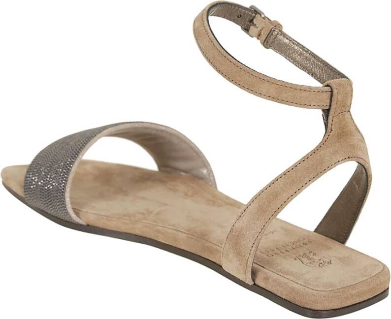 BRUNELLO CUCINELLI Flat Sandals Multicolor Dames