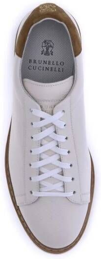 Brunello Cucinelli Gestructureerde Leren Sneakers