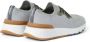 Brunello Cucinelli Grijze Katoenmix Sneaker Logo Print - Thumbnail 2