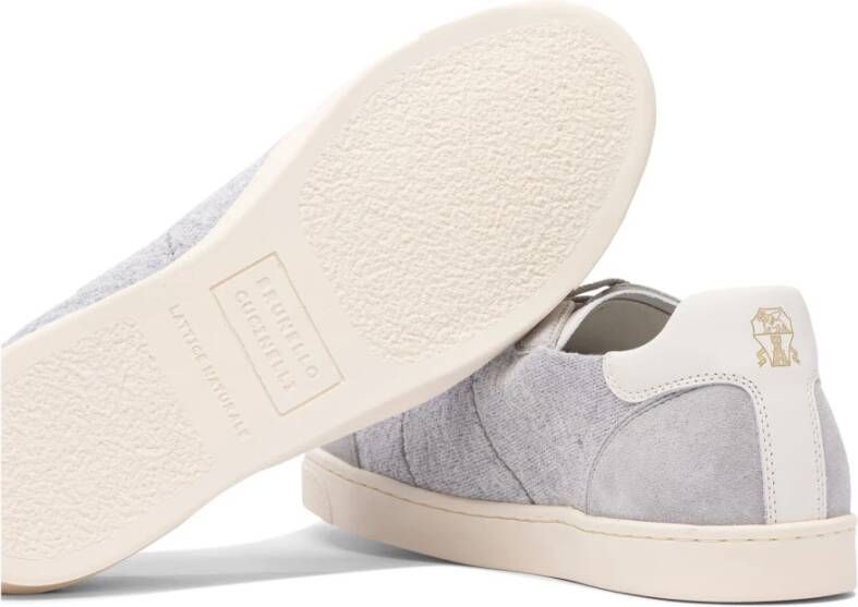 Brunello Cucinelli Grijze Sneakers Stijlvol Comfortabel Veelzijdig