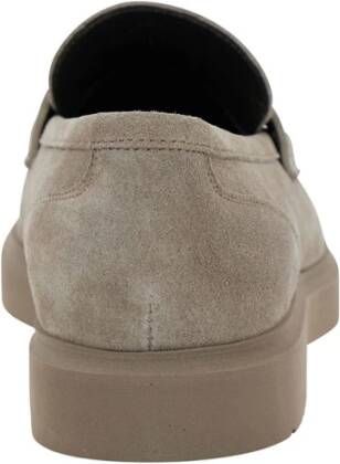 BRUNELLO CUCINELLI Leren Loafers in Taiga Stijl Gray Dames - Foto 8
