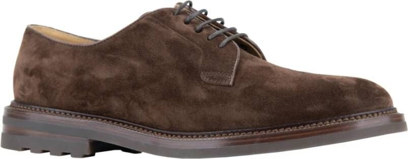 BRUNELLO CUCINELLI Heren Formele Veterschoenen Brown Heren
