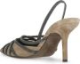 BRUNELLO CUCINELLI Natuurlijke Suède Hoge Hak Sandalen Beige Dames - Thumbnail 2