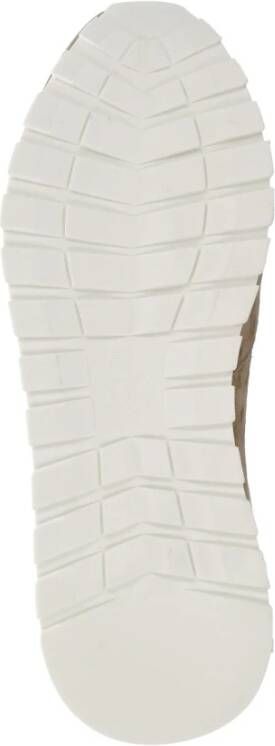 BRUNELLO CUCINELLI Ivoor Leren Sneakers met Contrasterende Details Multicolor Heren
