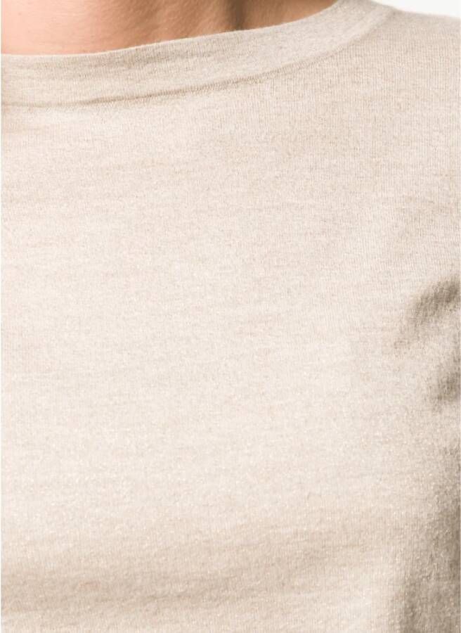 Brunello Cucinelli Kasjmiermix Boothals Gebreide Top