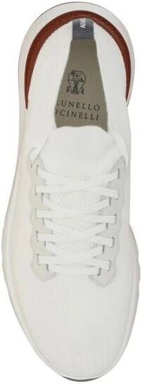 Brunello Cucinelli Katoenen Sneakers met Vetersluiting