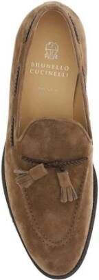 Brunello Cucinelli Kwast Loafers voor Elegante Stijl