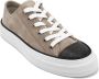 BRUNELLO CUCINELLI Lage suède sneakers met geborduurd Monile-detail Brown Dames - Thumbnail 6