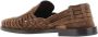 BRUNELLO CUCINELLI Leren Instaploafers met Gevlochten Design Brown Heren - Thumbnail 3