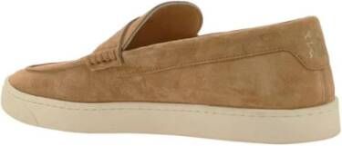 BRUNELLO CUCINELLI Leren Penny Loafer Moccasin Brown Heren