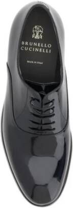 Brunello Cucinelli Leren schoenen met spitse neus en blokhak