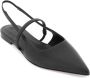 BRUNELLO CUCINELLI Leren Slingback Ballet Flats met Precieuze Band Black Dames - Thumbnail 4