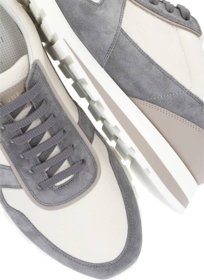 Brunello Cucinelli Leren Sneakers met Logo Details