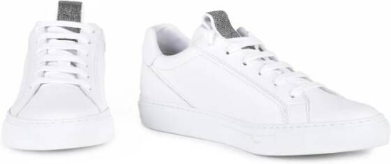 Brunello Cucinelli Leren Sneakers Rubberen Zool Sneaker Model