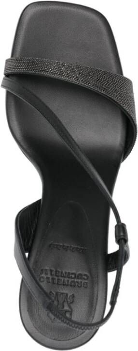 BRUNELLO CUCINELLI Luxe hoge hak sandalen Black Dames