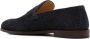 Brunello Cucinelli Marineblauwe Leren Loafers met Logo - Thumbnail 2