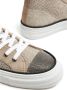 Brunello Cucinelli Metallic-Knit Sneakers met Monili Versiering - Thumbnail 2
