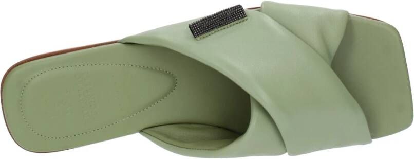 Brunello Cucinelli Nappa Leren Slippers