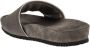 BRUNELLO CUCINELLI Precious lignite slippers Gray Dames - Thumbnail 3