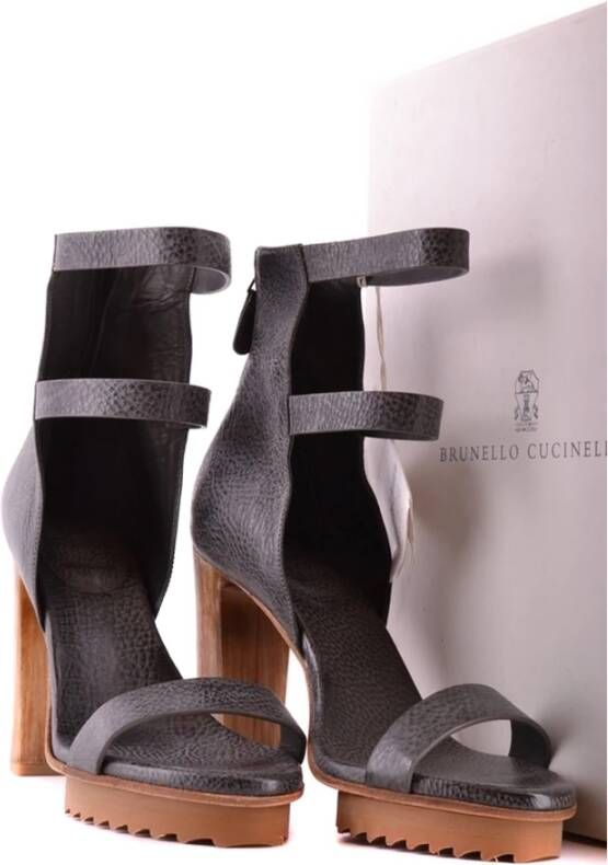 BRUNELLO CUCINELLI Sandals Gray Dames