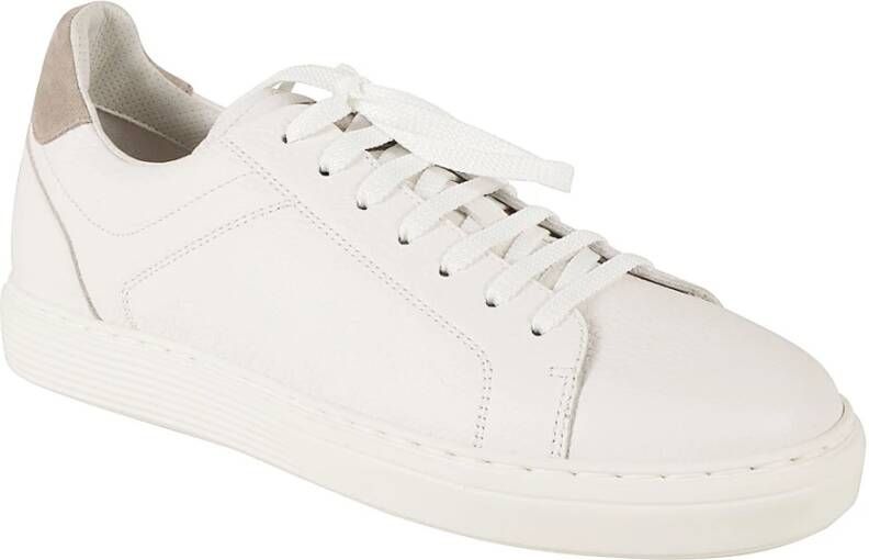BRUNELLO CUCINELLI Leren Sneakers White Heren