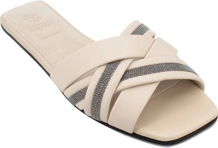 BRUNELLO CUCINELLI Sliders Beige Dames