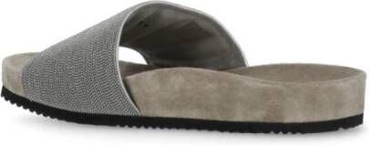 BRUNELLO CUCINELLI Sliders Grijs Dames