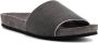 BRUNELLO CUCINELLI Glinsterende Lam Suède Sliders Black Dames - Thumbnail 3