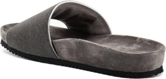 BRUNELLO CUCINELLI Sliders Zwart Dames