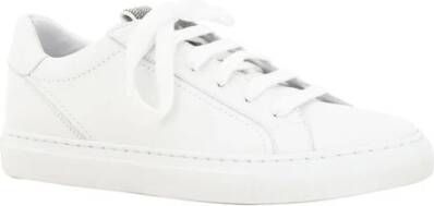 BRUNELLO CUCINELLI Sneakers met glinsterende juweel en platte zool White Dames