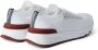 BRUNELLO CUCINELLI Katoenen gebreide sneakers met leren details White Heren - Thumbnail 4