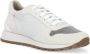 BRUNELLO CUCINELLI Witte Suède Leren Sneakers met Diamond Cut-BR Details White Dames - Thumbnail 8