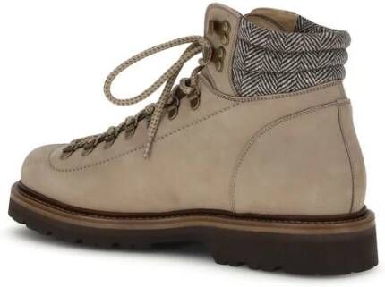 Brunello Cucinelli Sportieve Leren Wandelschoenen