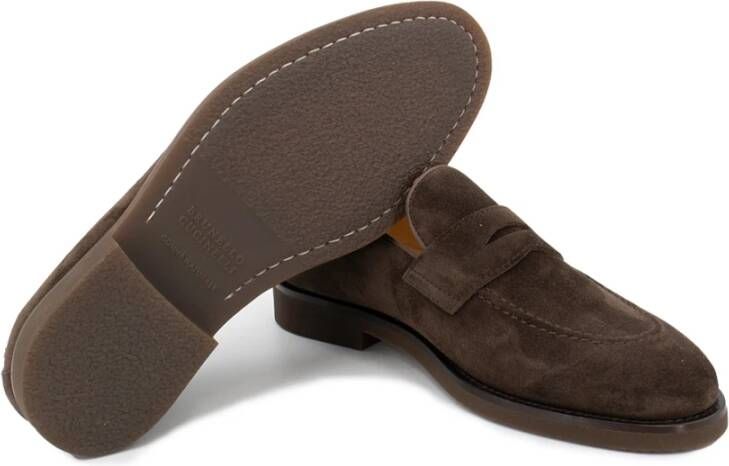 Brunello Cucinelli Suède Casual Schoen voor maximaal comfort
