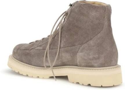 Brunello Cucinelli Suède Enkellaarzen Bergstijl