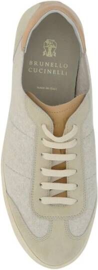 Brunello Cucinelli Suede Lace-Up Sneakers