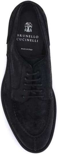 Brunello Cucinelli Suede Lace-Ups Elegant Style Schoenen