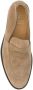 Brunello Cucinelli Suede Loafers Almond Toe Leather Block - Thumbnail 2