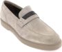BRUNELLO CUCINELLI Leren Loafers in Taiga Stijl Gray Dames - Thumbnail 4