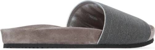 Brunello Cucinelli Suède Slippers