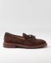 BRUNELLO CUCINELLI Suede Tassel Loafers Brown - Thumbnail 3