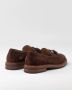 BRUNELLO CUCINELLI Suede Tassel Loafers Brown - Thumbnail 5