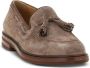 Brunello Cucinelli Tassel Loafer Beige Suède Leren Zool - Thumbnail 2