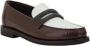 BRUNELLO CUCINELLI Tweekleurige leren loafers met blokhak Multicolor Dames - Thumbnail 2