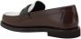 BRUNELLO CUCINELLI Tweekleurige leren loafers met blokhak Multicolor Dames - Thumbnail 3